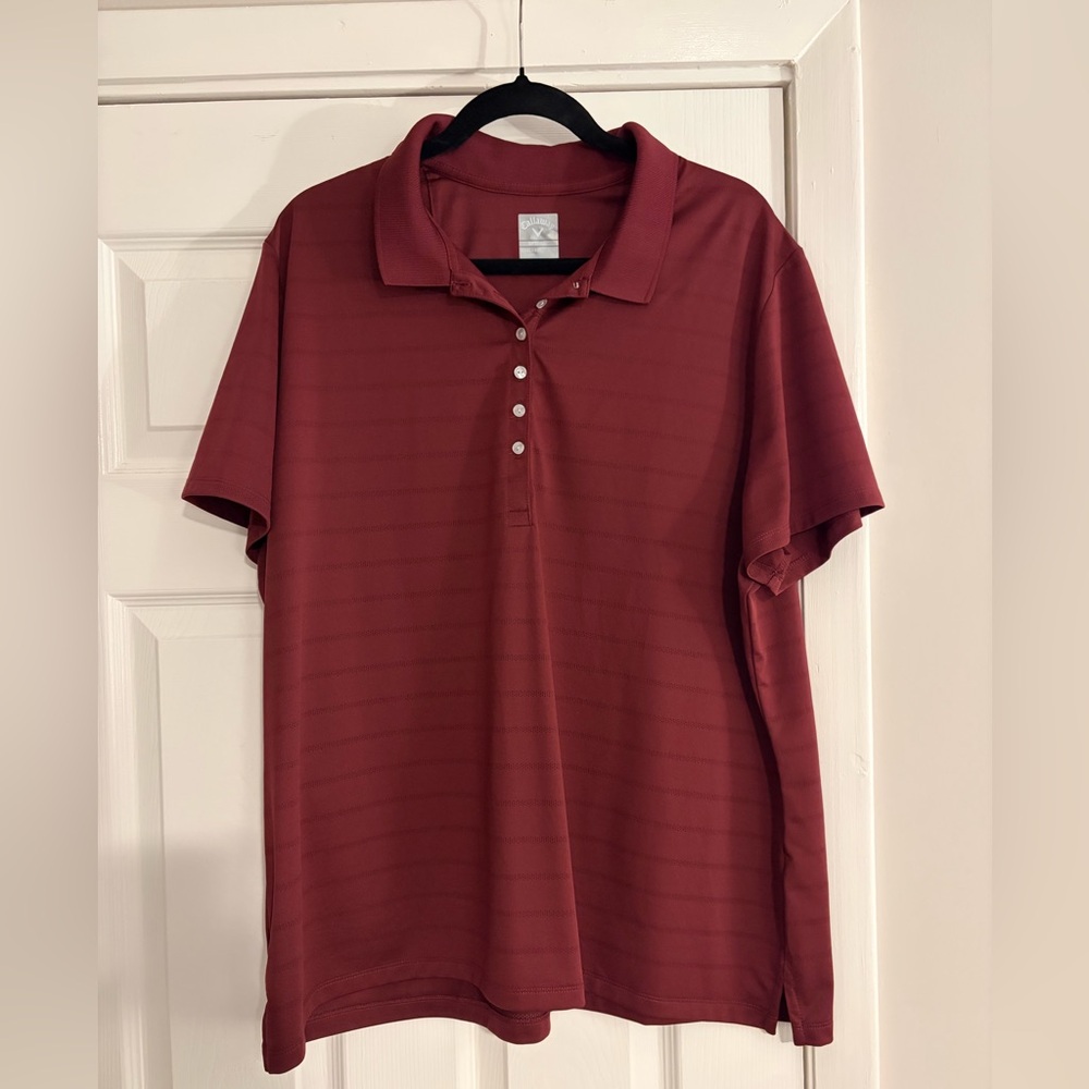 Callaway Women’s Burgundy Polo Shirt